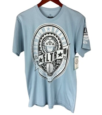 Camiseta FLTR Faith Loyalty Truth Respect Para Hombre M Azul 100% Algodón HECHA EN EE. UU. NUEVA Foto 1 de 4