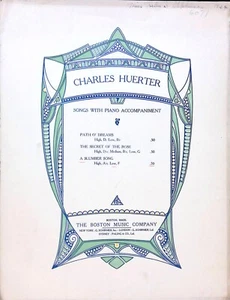 A Slumber Song For The Fisherman's Child Sheet Music Low Voice Charles Huerter - Picture 1 of 3