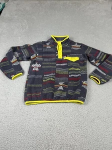 Patagonia Kids Lightweight Synchilla Snap T Pullover Youth M Gray Fleece Sweater - Picture 1 of 15