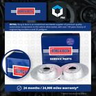 2x Brake Discs Pair Solid fits FORD FOCUS Mk4 1.0 Rear 2018 on 271mm Set B&B New