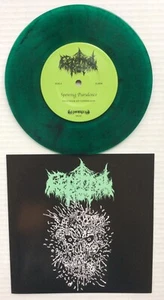Cerebral Rot Spewing Purulence 7” green colored vinyl Parasitic Records 2020 - Picture 1 of 12