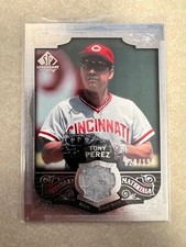 Tony Perez 2006 SP Legendary Cuts #LM-TP Legendary Materials Bronze 020/199 HOF