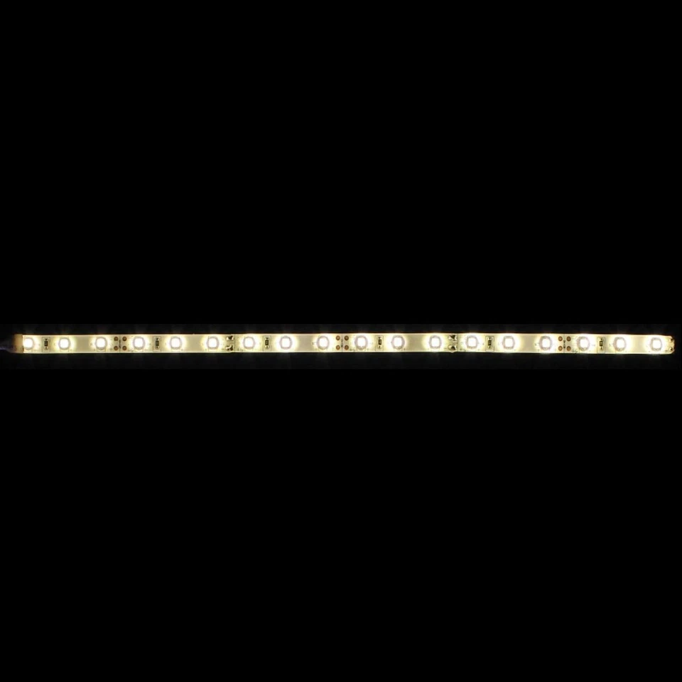0,3m (30cm) LED Streifen Band Leiste 12V Warm Weiß 3000K IP65 18LEDs 60LED/m SMD - Bild 1 von 1