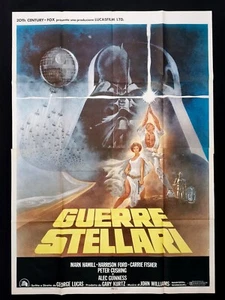 STAR WARS italian poster George Lucas Darth Vader Death Star Skywalker Sci-fi - Picture 1 of 10