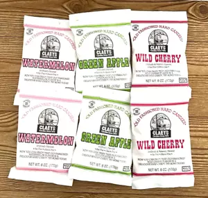 Claeys Old Fashioned Hard Candy Variety Pack- 6 PACK of 6oz Bags- FREE SHIPPING - Picture 1 of 1