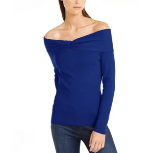 INC NEW Women's Twist Off-the-shoulder Mock Neck Sweater Top TEDO - Picture 1 of 10