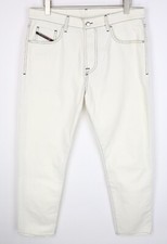 DIESEL D-Mharky SP4 0078D Men Jeans W34/L30 Slim Fit Cotton Stretch Off-White
