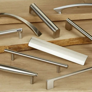 Möbelgriffe Stangengriffe BA 160 mm Küchengriffe Schubladengriffe Schrankgriffe - Bild 1 von 17