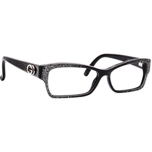 Gucci Brille GG 3203 YHO Schwarz Glitzer Semi Butterfly Gestell Italy 53[]13 135 - Bild 1 von 6