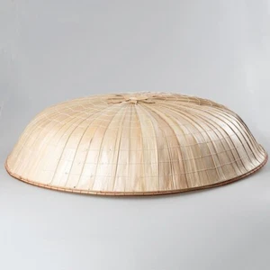 Traditional Japanese Hat Sandogasa Trivet with Chin Strap Samurai Ninja Cosplay - Picture 1 of 11