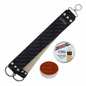 RAZOR KNIFE EDGE SHARPENING HONING LEATHER STROP IRON OXIDE PASTE 10ml - Picture 1 of 4