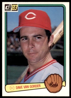 1983 Donruss Dave Van Gorder Rookie . Cincinnati Reds #188 - Image 1 of 2