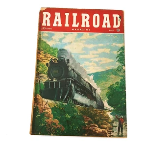 Vintage Eisenbahn Magazin April 1949 Ausgabe Band 48 Nr. 3 Goshan Gap Va (b) - LESEN - Bild 1 von 13