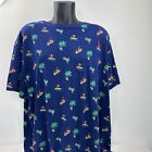 Polo Ralph Lauren Mens T Shirt Tee Hawaiian Tropical All Over Print Size 2XLT