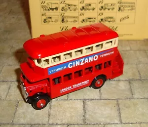 LLEDO - 1932 AEC REGENT AUTOBUS A DUE PIANI - CINZANO VERMOUTH - TRASPORTO LONDRA - Foto 1 di 4