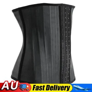 25 Steel Bones Slimming Belt Matt Surface Tummy Wrap for Men Women (Black M) HOT - Picture 1 of 12
