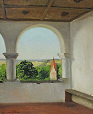 Painting Archway Landscape Adalbert Scale 1833 - 1898
