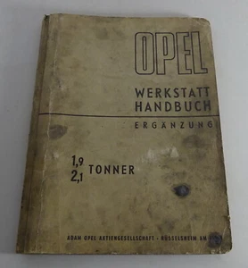 Manual de Taller Opel Blitz 1965-1975 1,9 T + 2,1 T Stand 06/1966 - Imagen 1 de 6