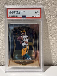 Panini Select #147 Jordan Love Premier Level RC 2020 novato PSA 9 como nuevo C - Imagen 1 de 2