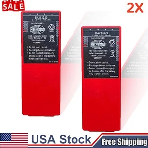 Confezione da 2 batterie BA213020 2x6V 2100mAh per batteria HBC Radiomatic BA213020 US. - Foto 1 di 9