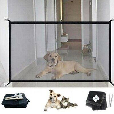 Dog Gate Barrier Mesh Safe Pet Safety Enclosure Anywhere Guard Install AU • 17.99$