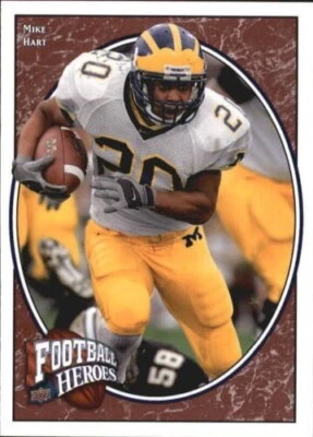 2008 Upper Deck Heroes Football #181 Mike Hart RC - Image 1 of 2