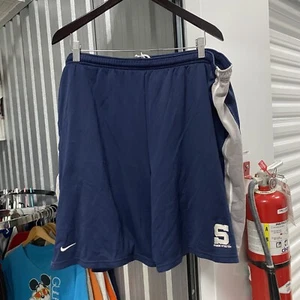 Vintage Nike Penn State Basketball Shorts Mens Size XL Blue Nittany Lions PSU - Picture 1 of 7