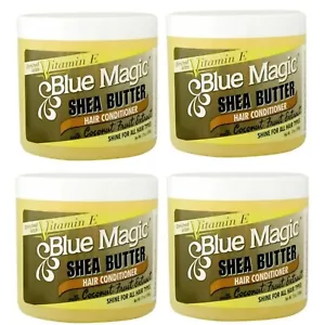 4x Blue Magic Shea Butter Hair Conditioner With Coconut Fruit Extract 12oz - Picture 1 of 2