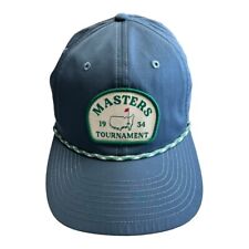 2024 Masters Tournament Slate Blue Vintage Logo Embroidered Rope Snapback Hat 