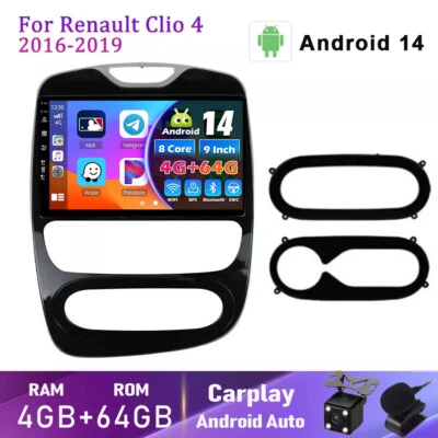 10.1''Carplay Autoradio Für Renault Clio 4 2016-2019 Android 14.0 GPS Navigation - Bild 1 von 4