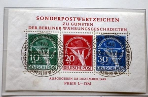 BERLÍN 1948/90 Colección estampada bloque limpio real 2 sellos especiales etc. - Imagen 1 de 24