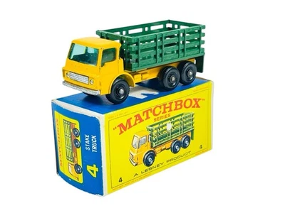 Matchbox Lesney No. 4 Dodge Stake Truck w/E4 Box - Image 1 of 4