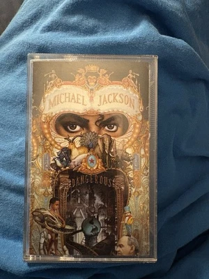 Vintage Michael Jackson Dangerous Cassette (Nov-1991, Epic) - Image 1 of 2