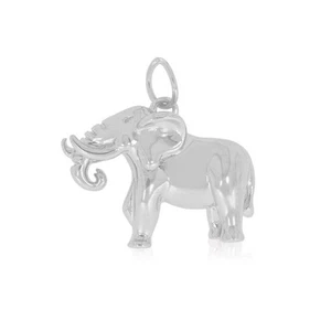 Zamel's Sterling Silver Elephant Charm for Bracelets/Necklace - Picture 1 of 1