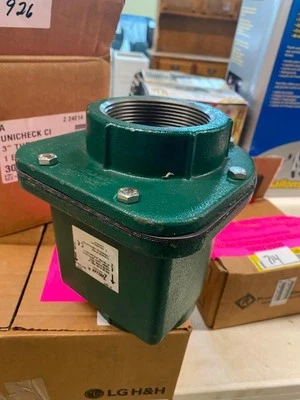 Válvula de retención de flujo completo de hierro fundido Zoeller 30-0160 - 3" Foto 1 de 3