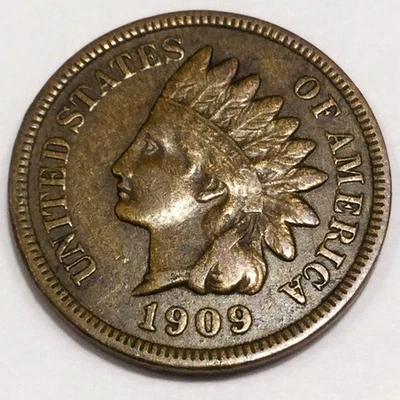 1909-S Indian Head Penny Beautiful High Grade Coin Rare Date