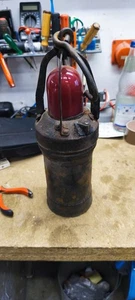 Akku Gruben,Bergbau,Seenotlampe mit Hacken Grubenlampe - Bild 1 von 5