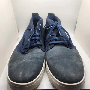 Timberland Herren Größe 11 Davis Square Chukka Turnschuhe Wildleder Leder Marine Schnürung - Bild 1 von 11