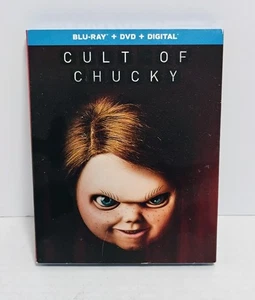 THE CULT OF CHUCKY UNRATED EDITION BLU-RAY DVD & DIGITAL W SLIPCOVER  NEW SEALED - Picture 1 of 4