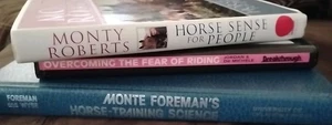 Lot of 3 Horse Books on Riding, Science Of Training , and Techniques for People  - Picture 1 of 4