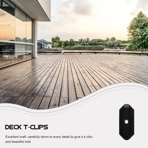 Zum Reparieren und Fixieren 6 mm T Verbund Terrassendielen Clips für Außenböden (100 Stück) - Bild 1 von 12