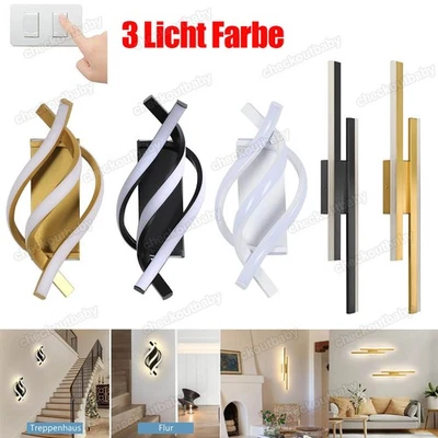LED Wandlampe Wandleuchte Innen Wandlicht Flur Strahler Treppenleuchten Leuchte - Bild 1 von 4