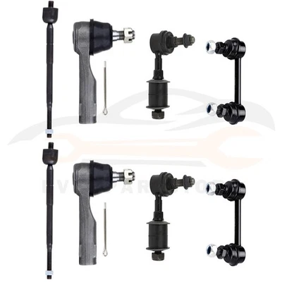 Kit de suspensión de extremo de barra estabilizadora delantera trasera 8 piezas para Nissan Altima 1998-2001 Foto 1 de 4