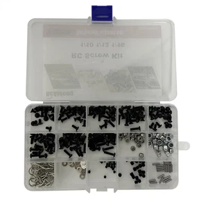 Assortment Kit M3 Round Head Screw Bolt Hex Nut for Tamiya TT-02 TT-02D TT-02RR - Picture 1 of 8