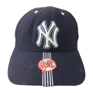 New York Yankees Blue Hat Twins Enterprise One Size Adjustable Cap MLB Baseball - Picture 1 of 13
