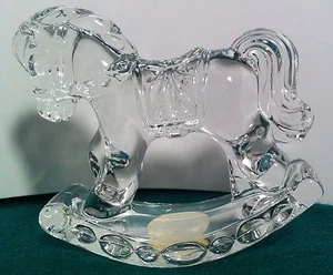 CASA PRINCESA RANDY CABALLO MECEDOR TESORO DE CRISTAL como nuevo con pegatina - Imagen 1 de 3