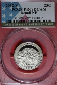 2012 S NGC PR69DCAM DENALI NATIONAL PARK WASHINGTON QUARTER #B49243 - Picture 1 of 2