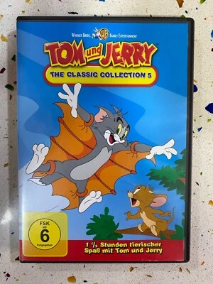 TOM Y JERRY DVD Nº 5 -WARNER BROS. ESPAÑOL INGLES ALEMAN ITALIANO TURCO - Imagen 1 de 3