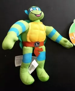 TMNT Leonardo 7" Plush Toy Nickelodeon 2019 - NEW WITH TAGS - Picture 1 of 5