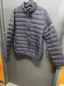 Men's Alpine Swiss Puffer Jacket Sz M Navy Blue - Picture 1 of 3